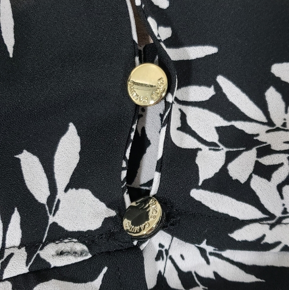 Vincent Camuto Black Sheer Blouse - Picture 5 of 5